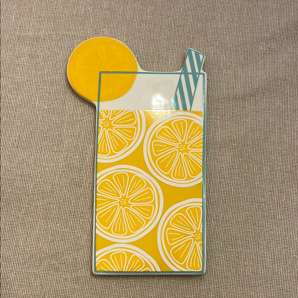 Coton Colors Citrus and Teal Tray